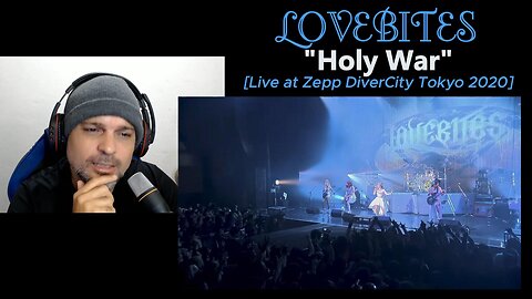 Video react - LOVEBITES - Holy War [Live at Zepp DiverCity Tokyo 2020] - Brazilian React