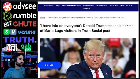 'I Have Info On EVERYONE' Corrupt Media Twists Trump's Words As 'Blackmail'