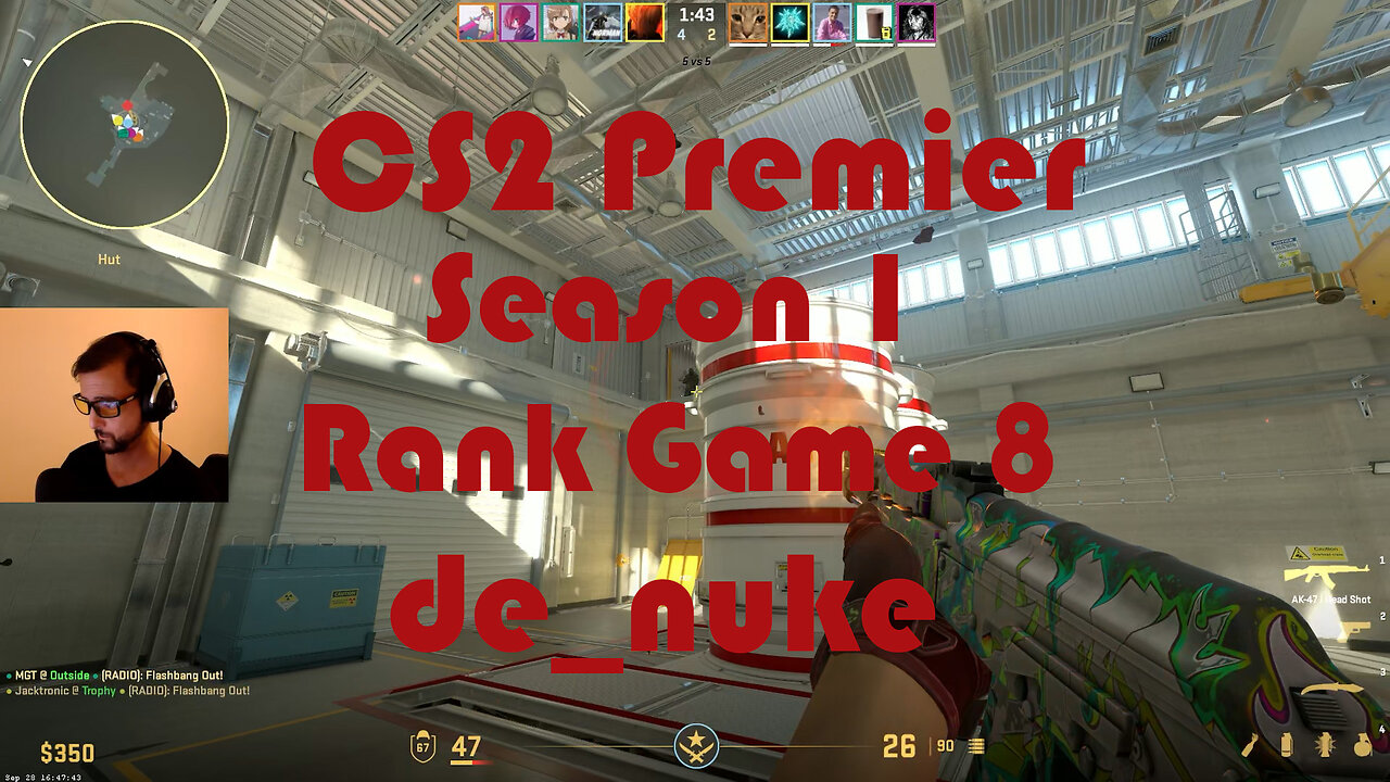 CS2 Premier Matchmaking - Season 1 - Rank Game 8 - de_nuke