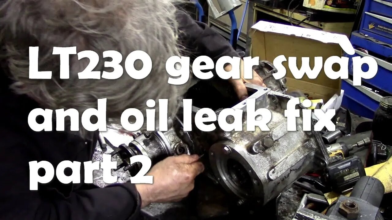 LT230. Changing the mainshaft gear and re sealing. Part 2