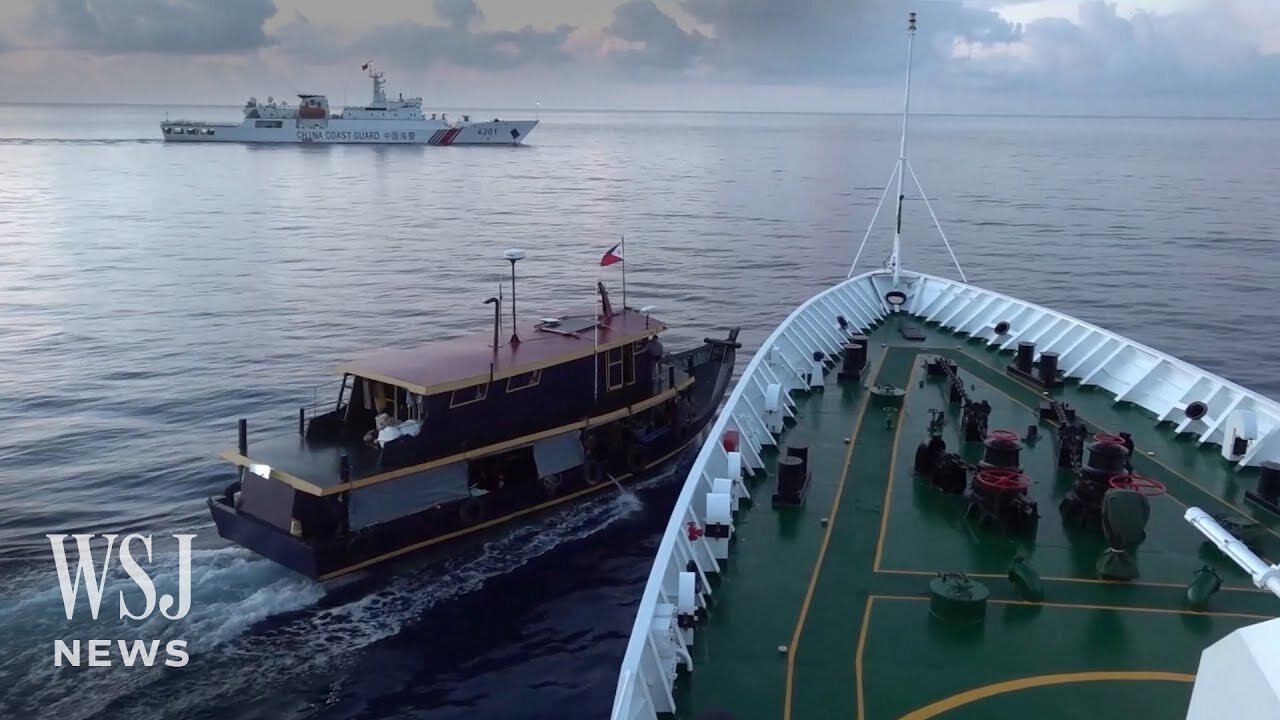 Watch: Chinese Coast Guard Collides With Philippine Boat in Disputed Sea | WSJ News