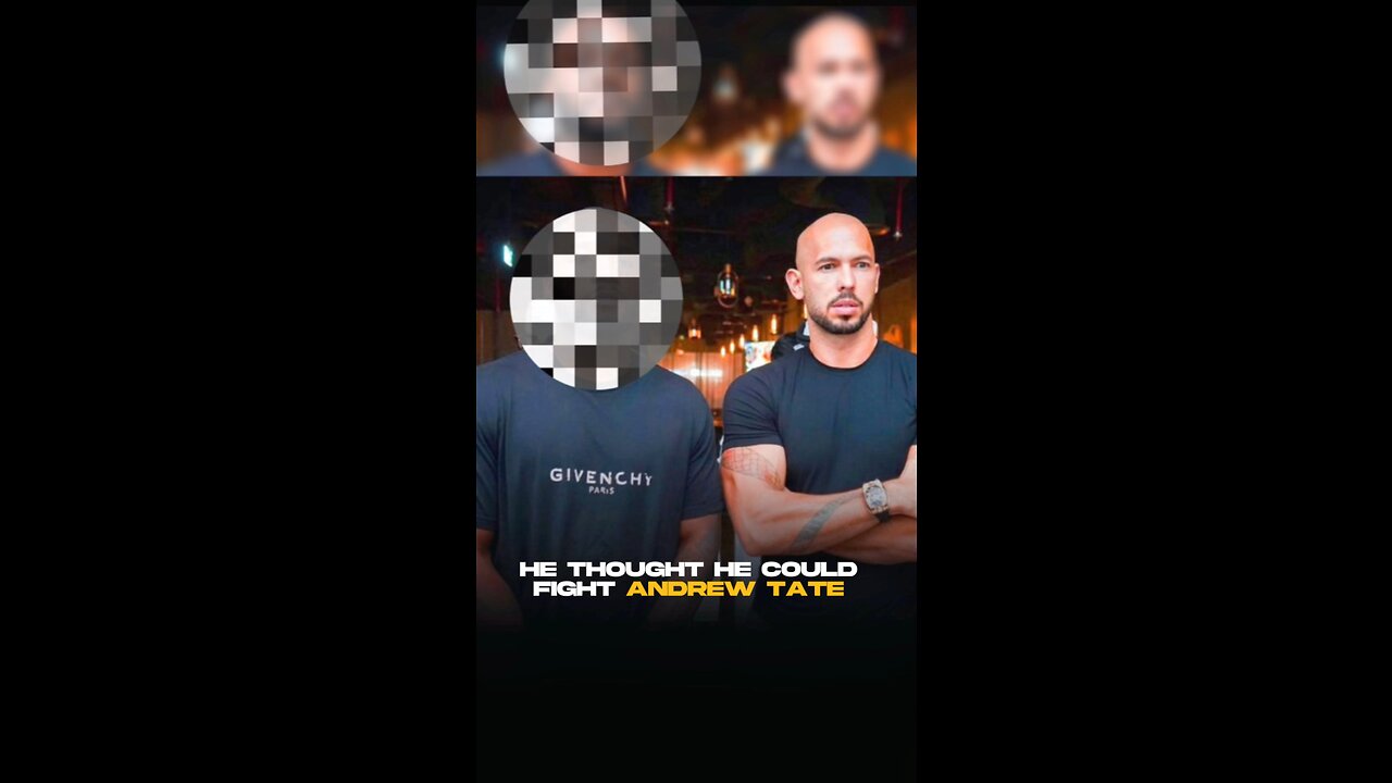 He though he could fight Andrew Tate 🤯