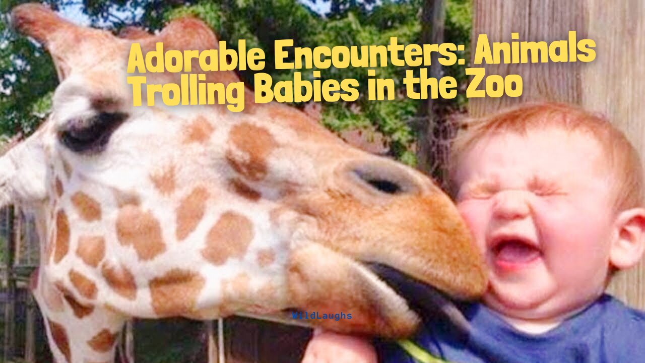 "Animals Playfully Trolling Adorable Babies!"