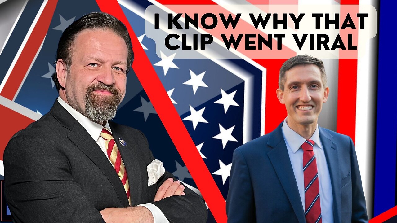 I know why that clip went viral. State Rep. Adam Morgan with Sebastian Gorka on AMERICA First