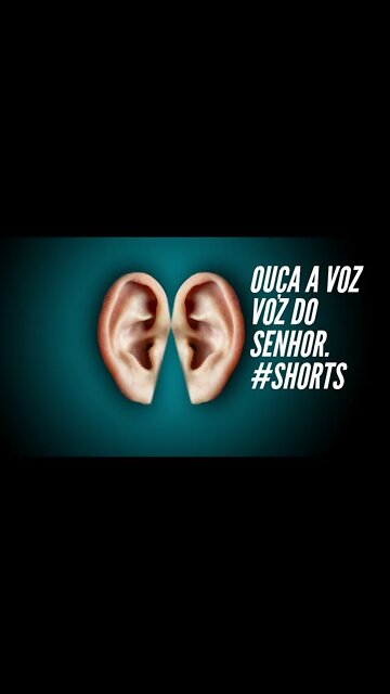 OUÇA A VOZ DO SENHOR TEU DEUS.#shorts