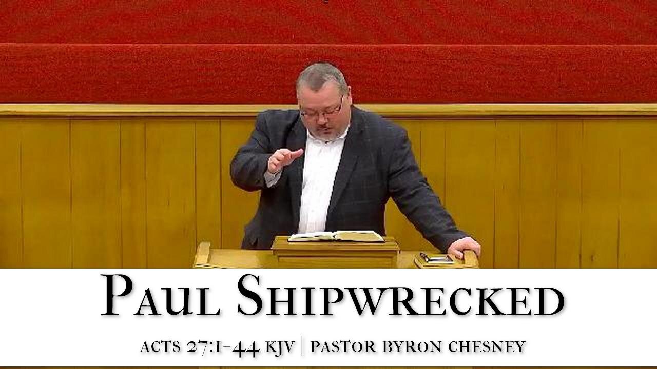 Paul Shipwrecked