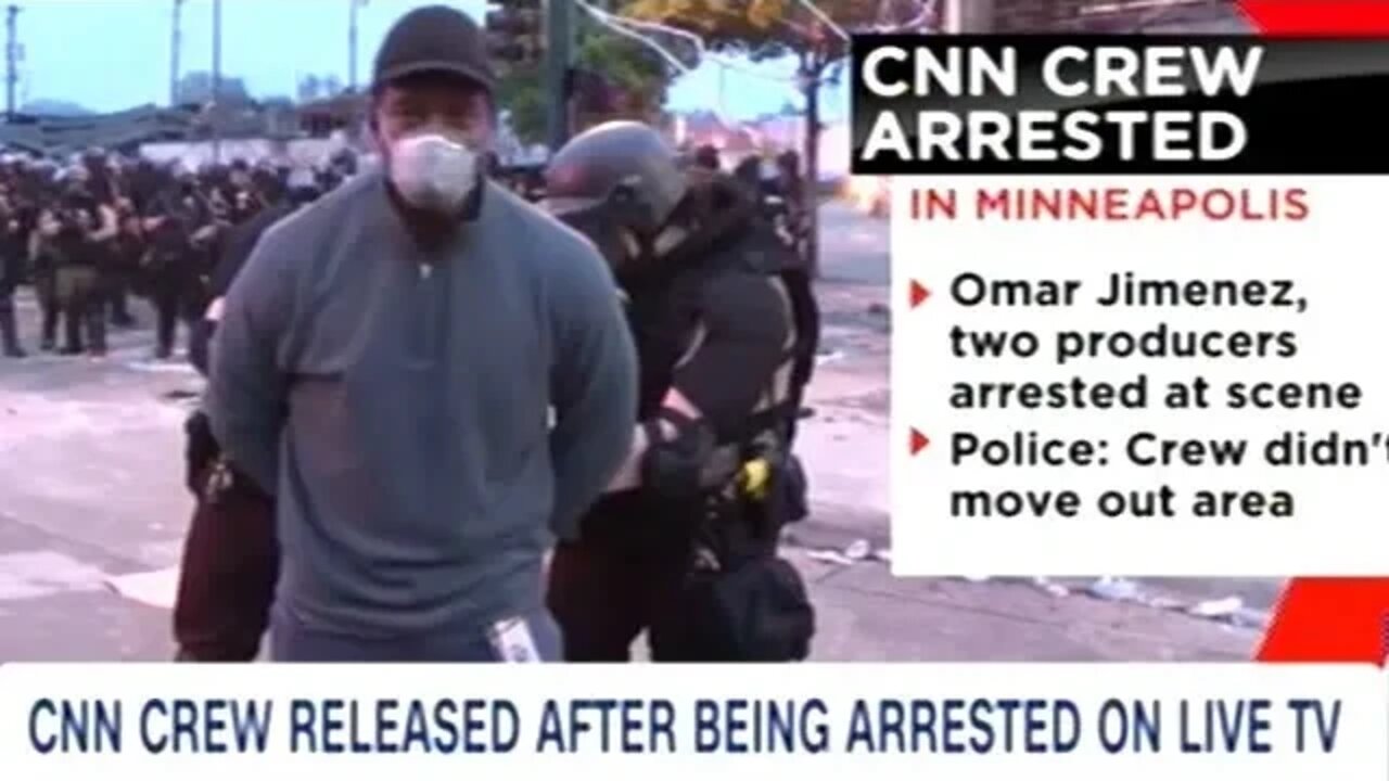 Video Shows CNN Crew Arrested During Minneapolis Protests!