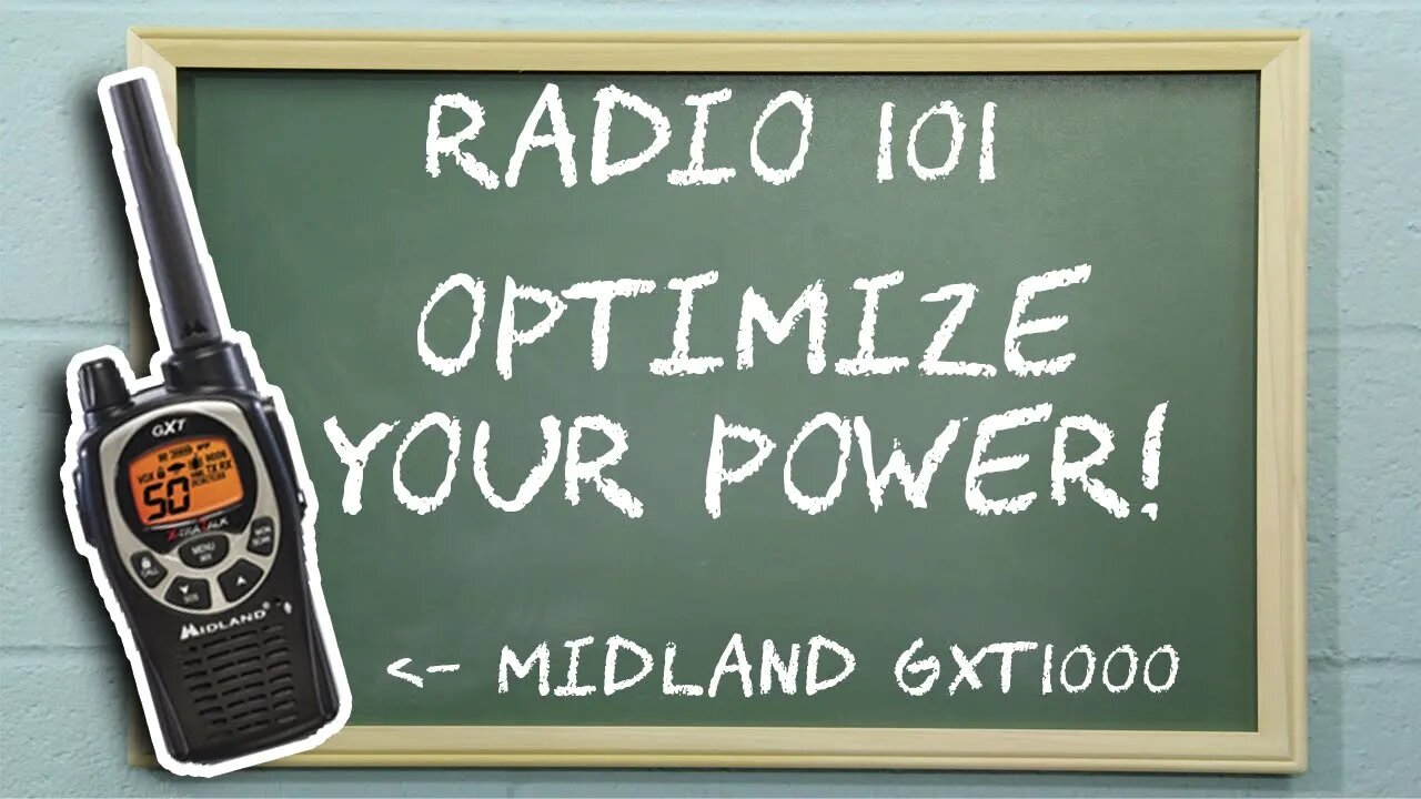 How to set the power level on a Midland GXT1000 | Radio 101