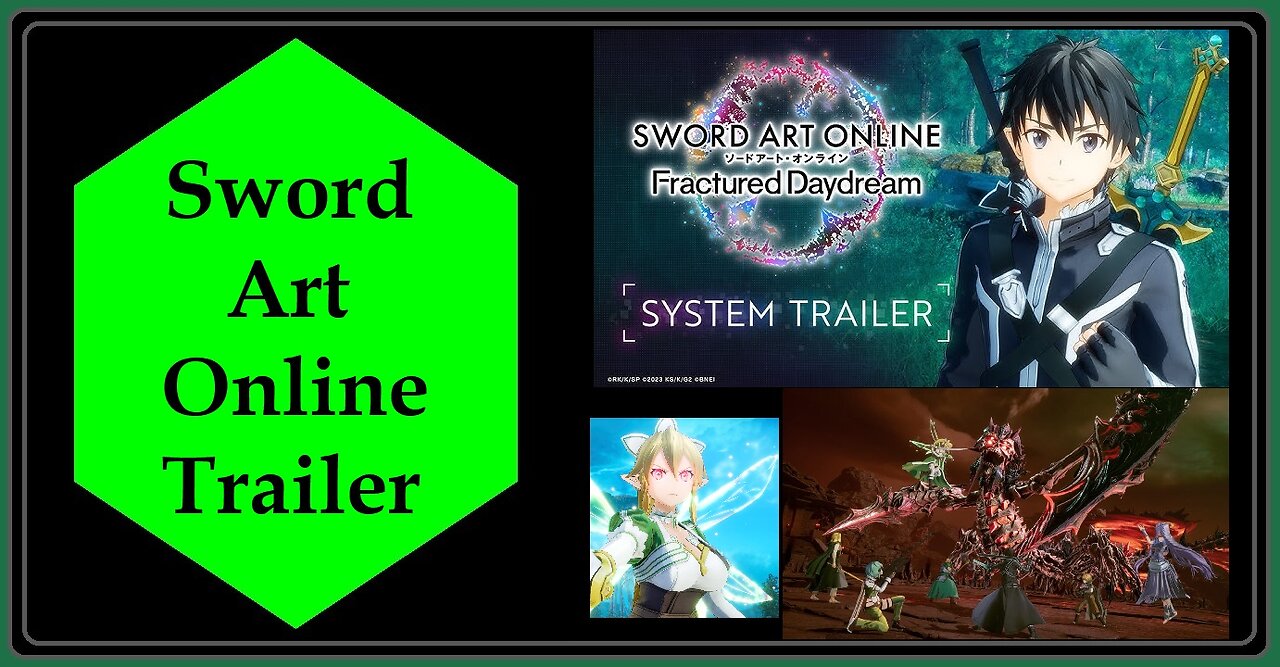 Sword Art Online Fractured Daydreams Trailer Released