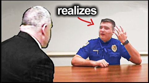 When Corrupt Cop Realizes He's Been Caught