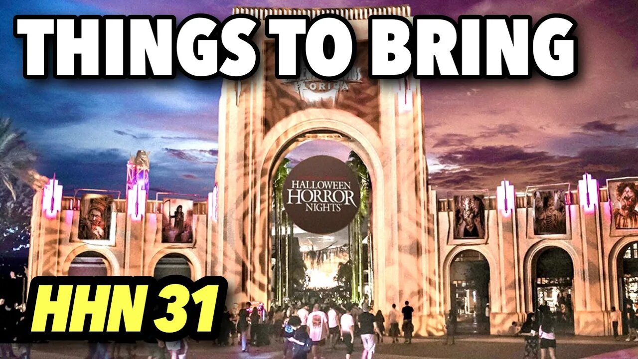 What To Bring To Halloween Horror Nights 31 2022 | Universal Studios Tips