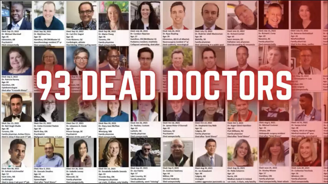 DEATH SIGNAL: CANADIAN DOCTORS ARE DYING AT 4X PRIOR RATE UNDER 40, 8X PRIOR RATE UNDER 30