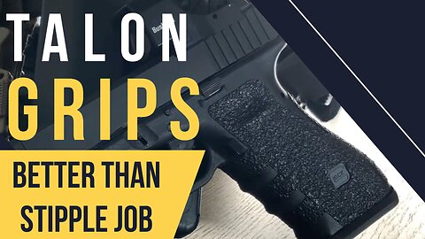 Try Talon Grips First before you Stipple your Gun!