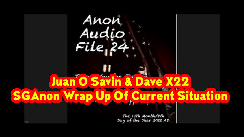 Juan O Savin & Dave X22 ~ Election 2022 - SGAnon Wrap Up Of Current Situation