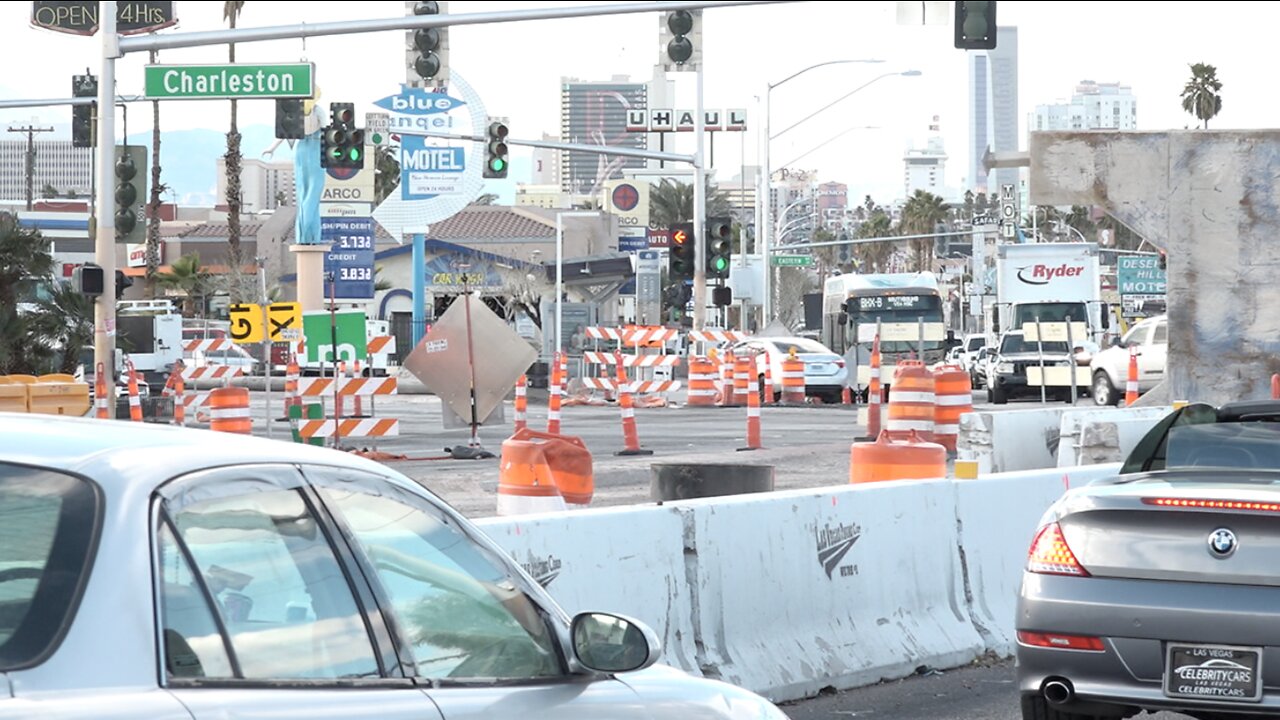 East Vegas residents frustrated with road construction taking years