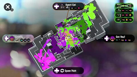 Splatoon2 zone sneaky tri splat