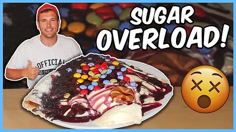 THIS GIANT DESSERT CREPE WAS LOADED! Milky Whey’s Food Challenge in Croatia