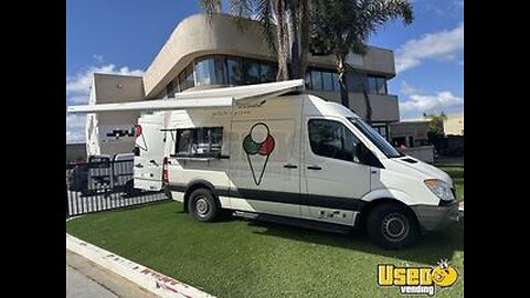 LOW MILES DIESEL - 2011 Mercedes Benz Gelato Sprinter Van | Permitted Frozen Dessert Truck for Sale