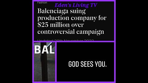 Balenciaga my opinion~ Eden's Living TV