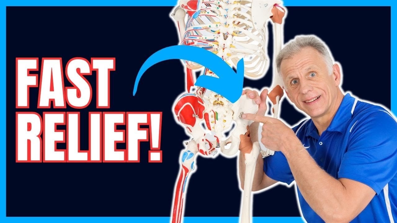 5 Best Ways To Unlock Your Painful SI Joint Now! (Sacroiliac) + GIVEAWAY!