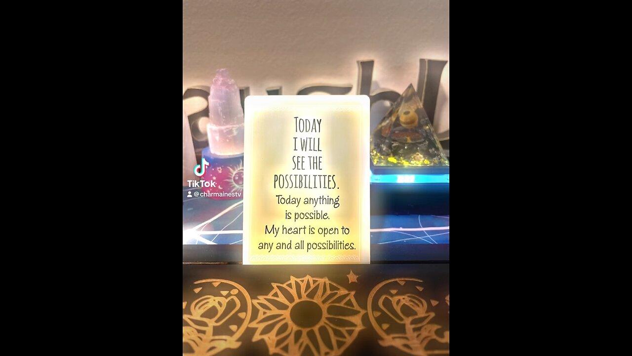 All Possibilities #affirmations #message #tarot