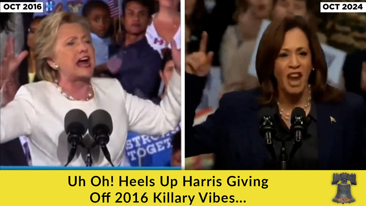 Uh Oh! Heels Up Harris Giving Off 2016 Killary Vibes...