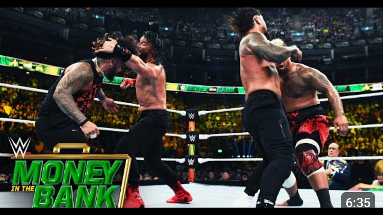 The Usos vs. Roman Reigns _ Solo Sikoa - The Bloodline Civil War_ Money in the Bank 2023 highlights