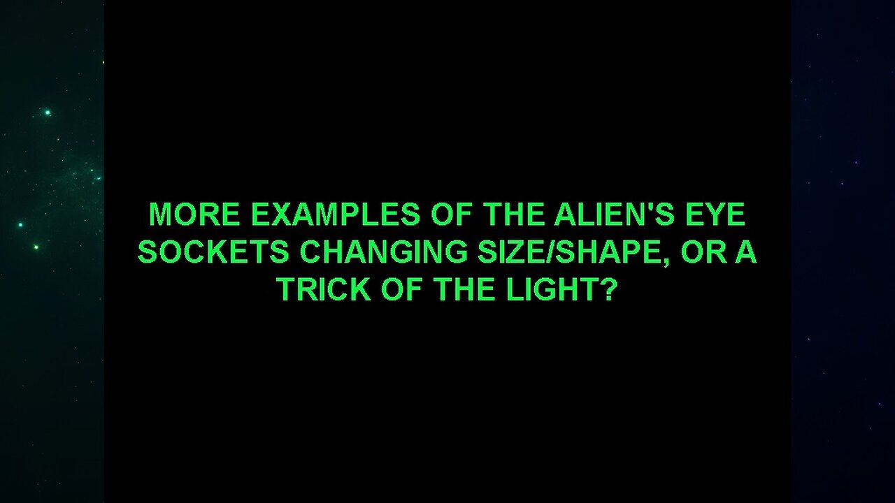 Bonus Feature 2 (The "Alien Interview" Video Analysis 2013/2014/2015)