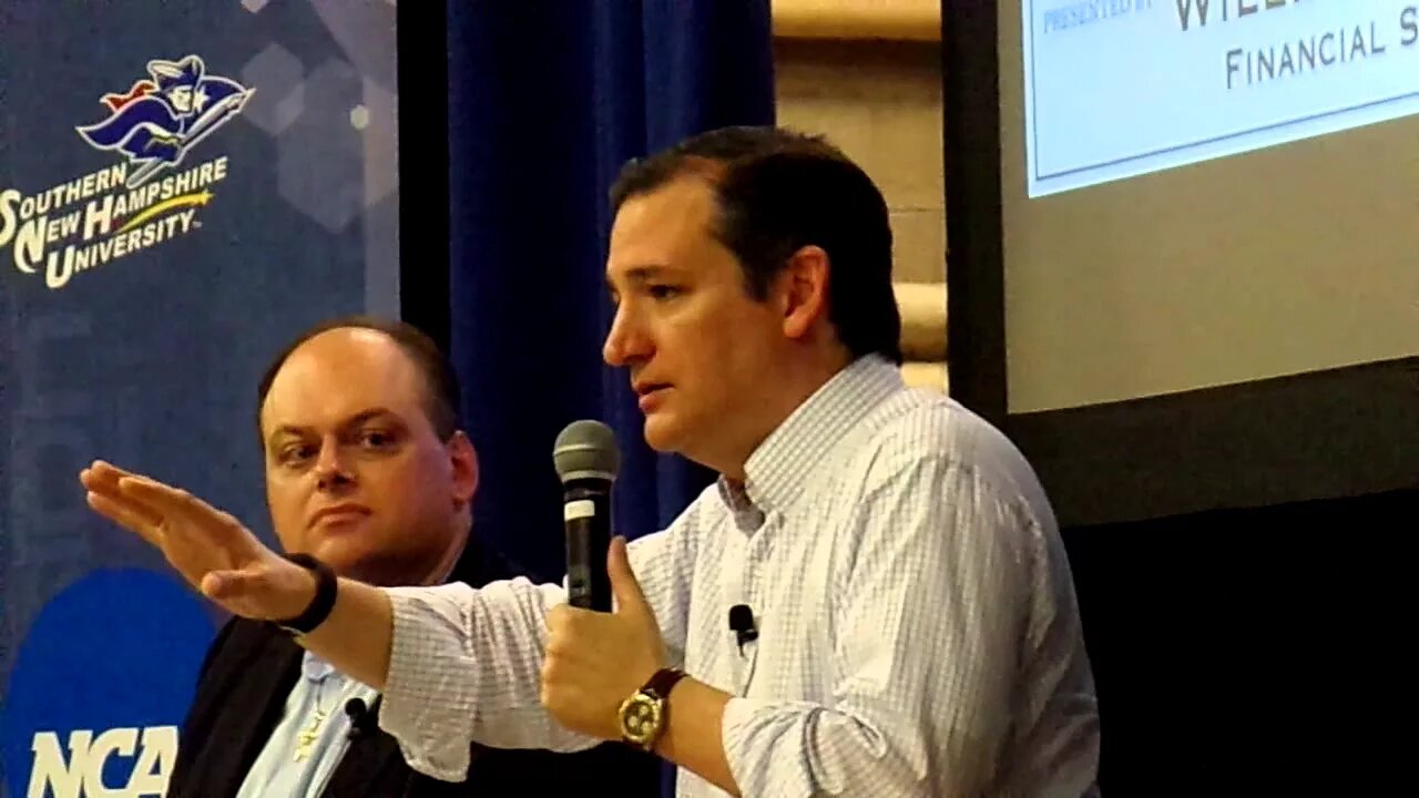 Sen Ted Cruz Q & A ISIS threat Southern NH University 5-30-2015