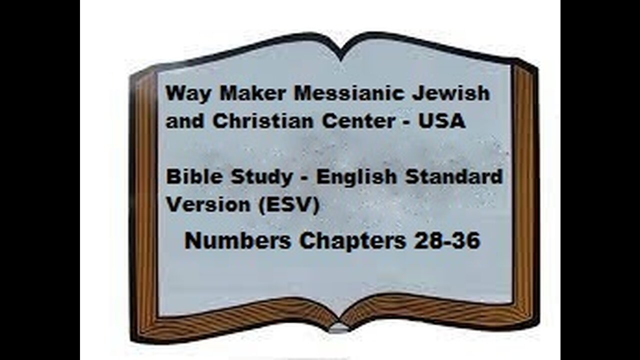 Bible Study - English Standard Version - ESV - Numbers 28-36