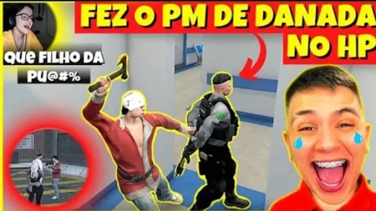 PAULINHO SE REVOLTA E MATA OS POLÍCIAS NO HOSPITAL KKKKKK ( PAULINHO O LOKO ) GTA RP