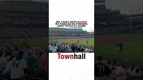 Fauci gets BOOED by baseball fans at Mariners game #shorts