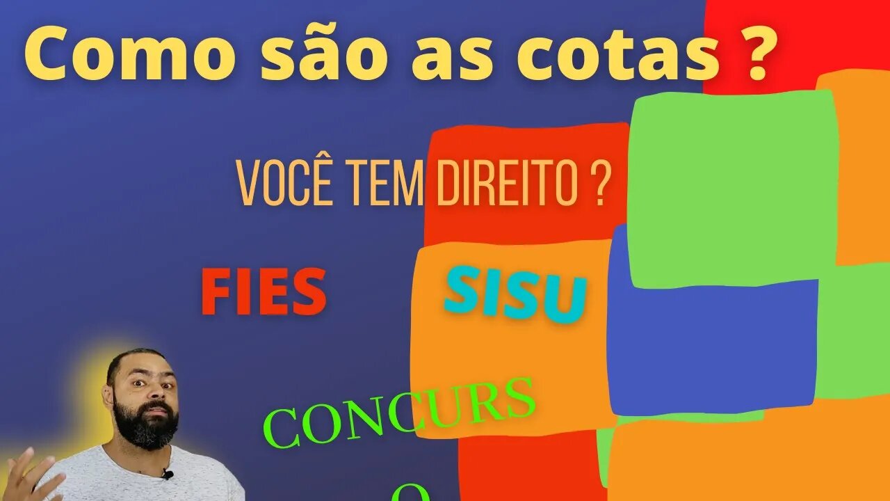 Como funcionam as cotas? Tenho direito?