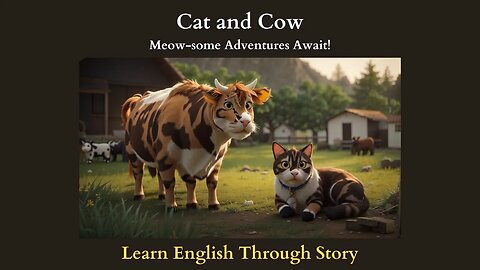 The Perfect Friendship: Whiskers the Cat and Daisy the Cow's Heartwarming Adventure | Moral stories