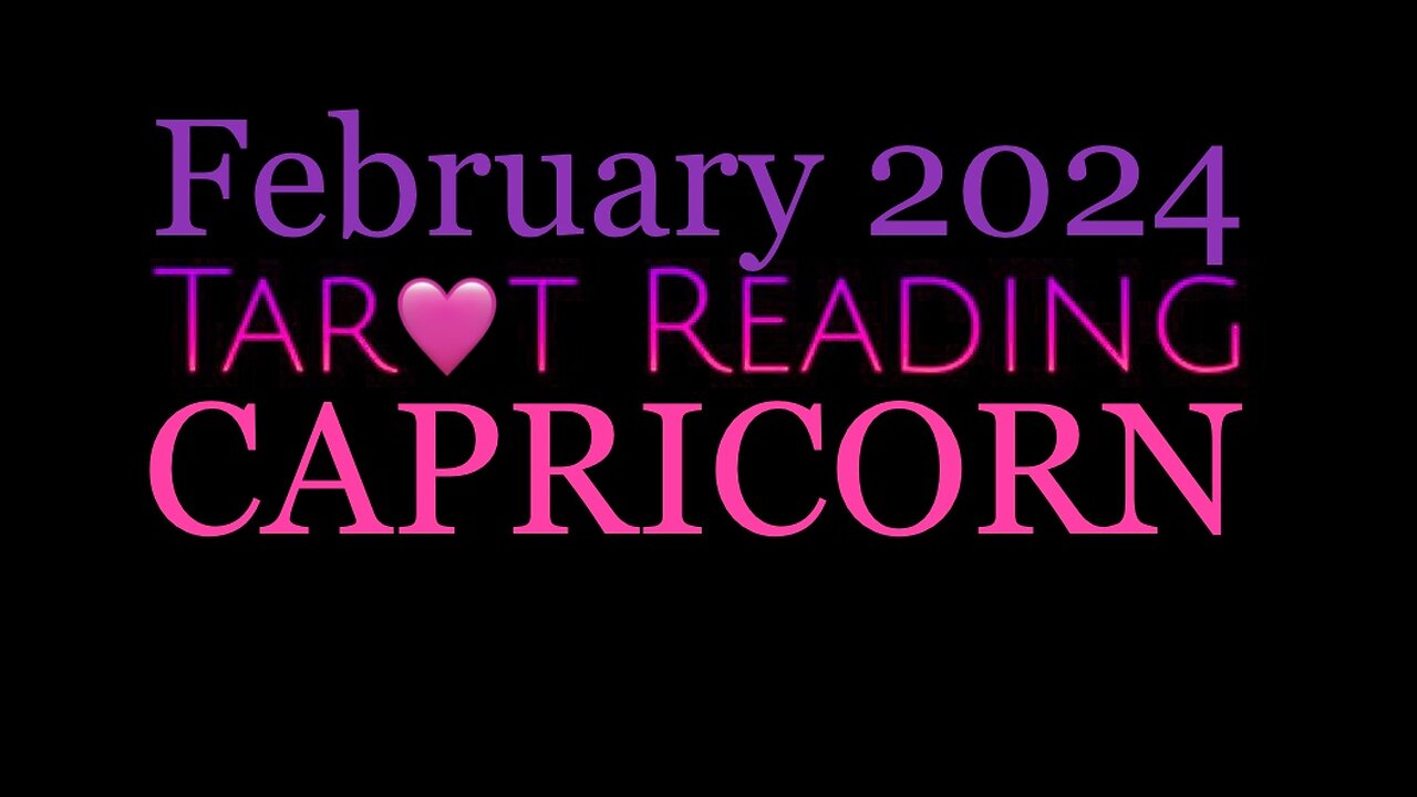 CAPRICORN 🩷 February 2024 | Love Themed Reading in Honor of Valentines Day