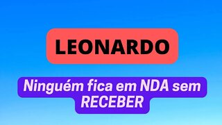 LEONARDO Ninguém fica em NDA sem RECEBER #operações #paymasters