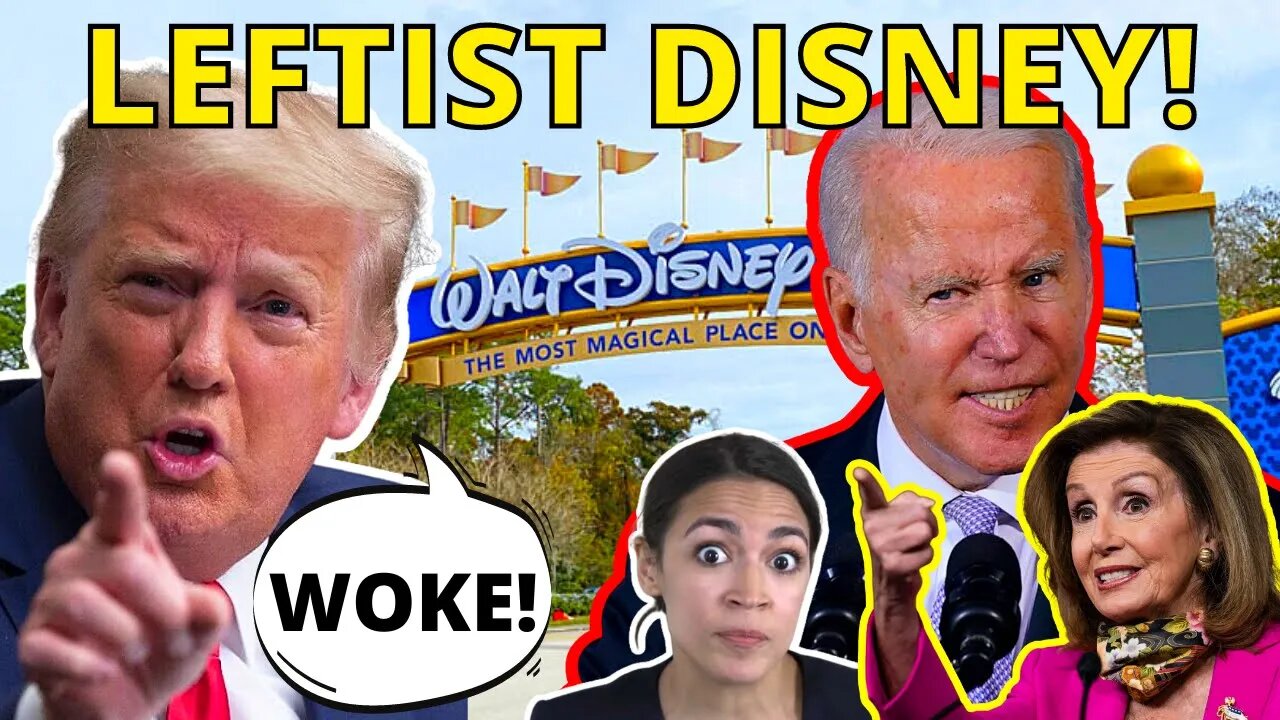 WOKE Disney BENDS THE KNEE to DEMOCRATS & Biden! Pro Choice & Gun Control Ads Will Go To HULU!