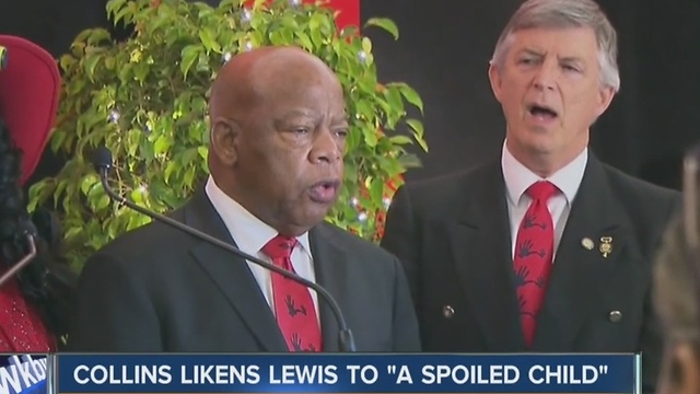 Chris Collins says John Lewis is "pouting"