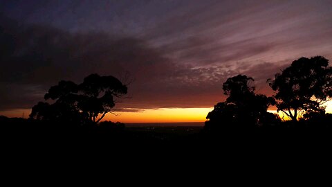 Beautiful Mountain Side Sunsets