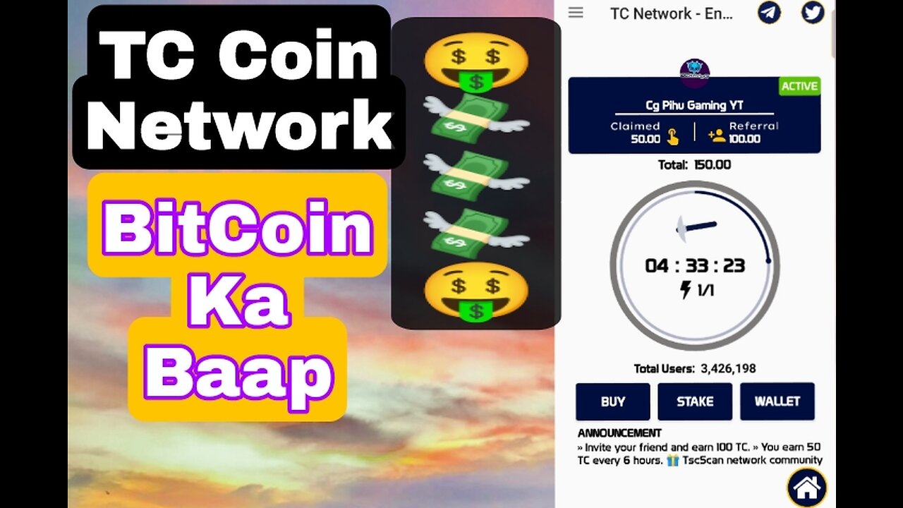 TCcoin Network Energy Bitcoin