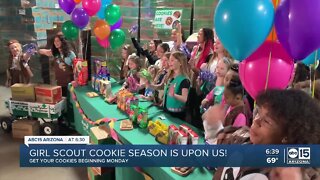 It's girl scout cookie season! Iconic flavors go on sale Monday