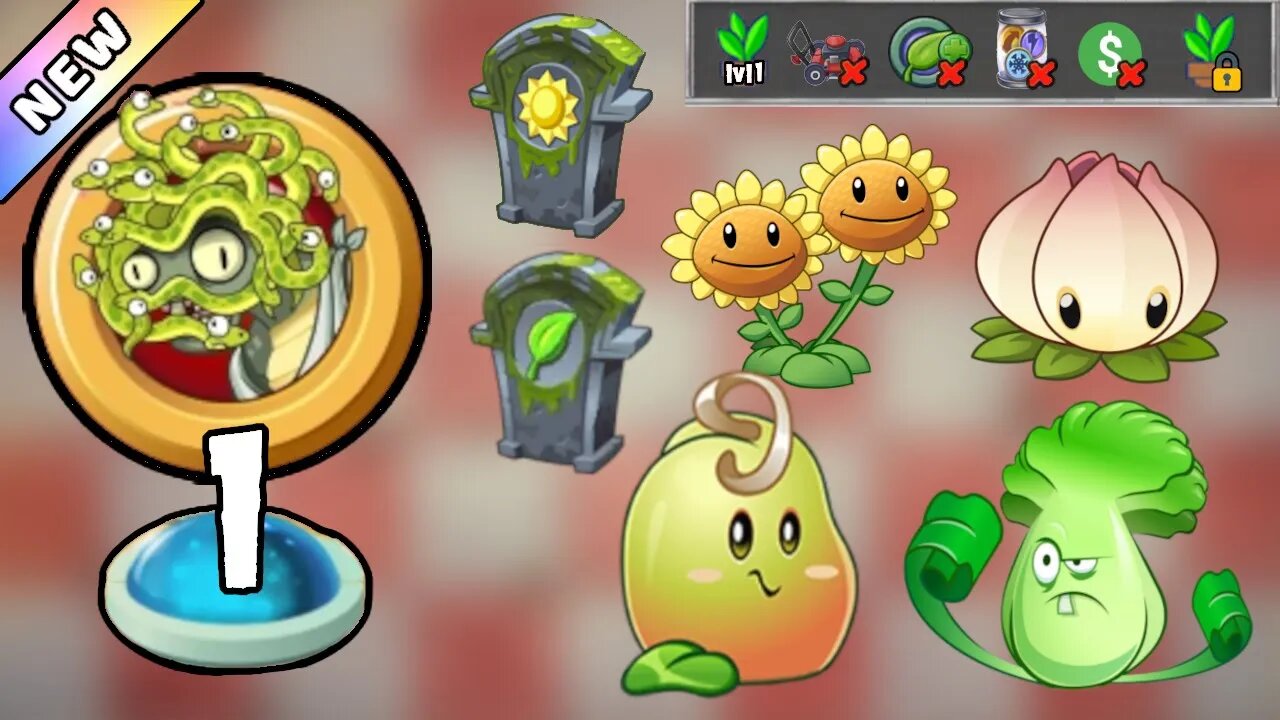 Plants vs Zombies 2 - The Zombosseum II 2023 Level 1 [Plants Lvl 1 & No Premium] + DOWNLOAD