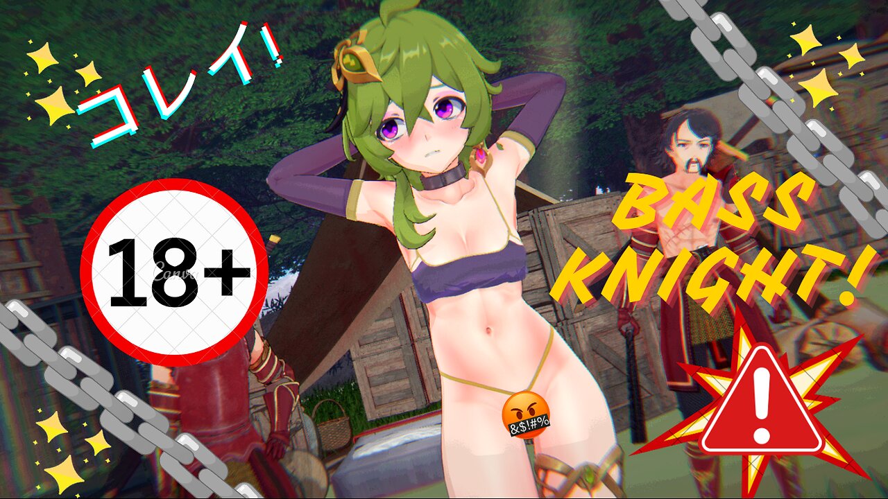 コレイ! 💓🙈😳 バスナイト！！Collei 💓🙈😳 BASS KNIGHT!! 【MMD Genshin Impact】R18