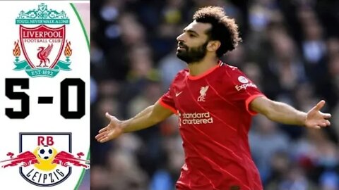 Liverpool vs Leipzig 5-0 Football Match Highlights & All Goals