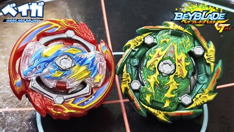 GRAND DRAGON .St.Ch ZAN vs BUSHIN ASHURA .Hr.Kp TEN (especial GT) - Beyblade Burst ベイブレードバースト