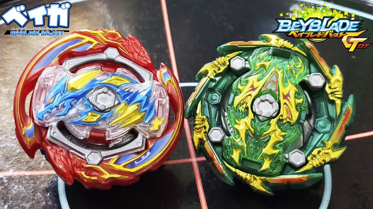 GRAND DRAGON .St.Ch ZAN vs BUSHIN ASHURA .Hr.Kp TEN (especial GT) - Beyblade Burst ベイブレードバースト