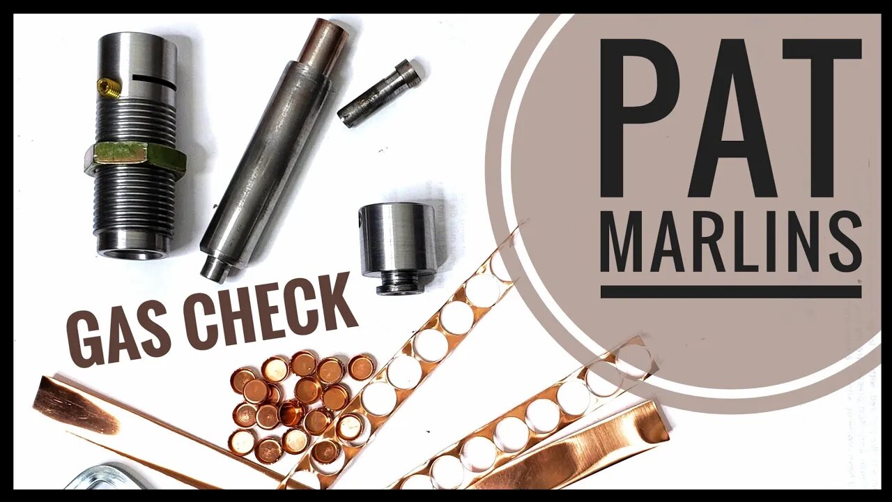 Making Home Made Gas Checks Using The Pat Marlins 30 Caliber Gas Check Maker Die