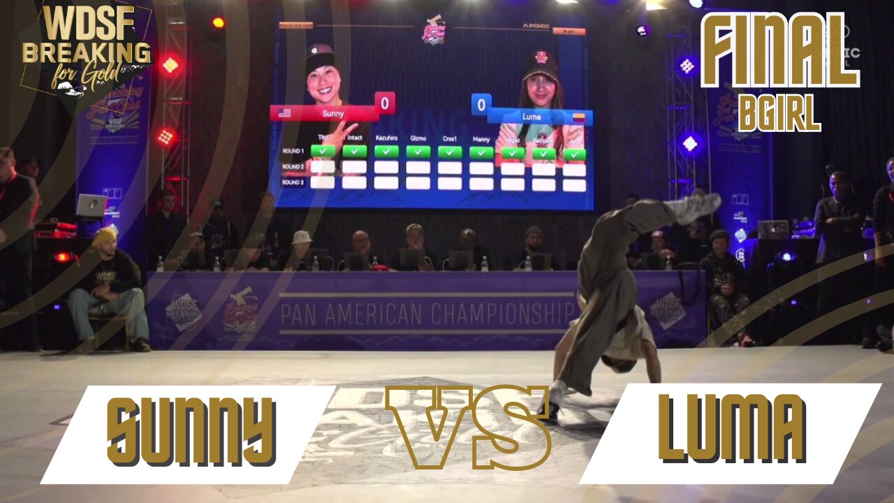 BGIRL SUNNY VS BGIRL LUMA | FINAL | WDSF PAN AMERICAN BREAKING CHILE 2023