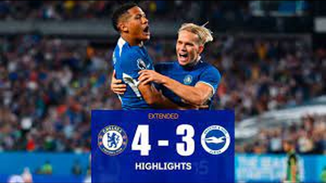 Chelsea vs Brighton 4-3 Highlights | International Friendly Match (Pre-Season) – July 23rd, 2023.