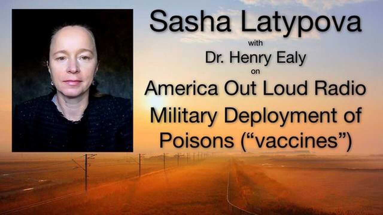 Sasha Latypova with Dr. Henry Ealy on America Out Loud Radio Sept. 28, 2023